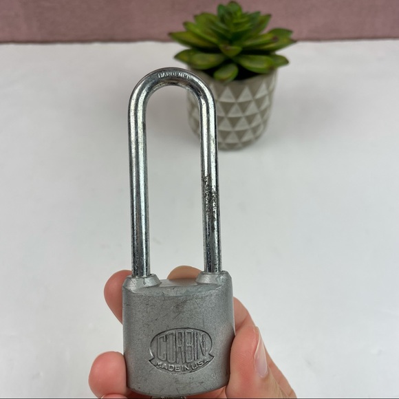 Vintage Corbin Silver Lock Key Made In USA - Picture 4 of 6